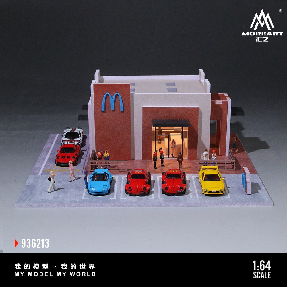 MoreArt - Pre-Order - McDonald's Scene in Sedona, Arizona Diorama - MO936213