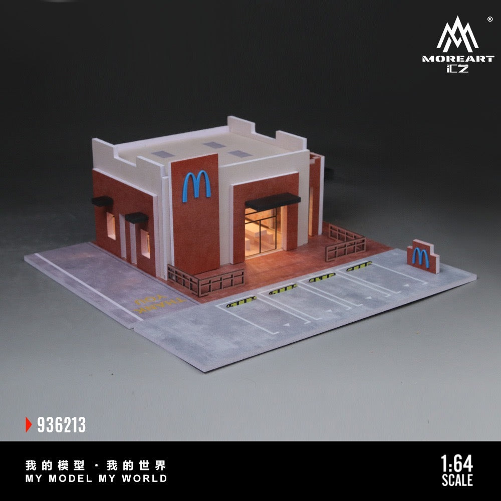 MoreArt - Pre-Order - McDonald's Scene in Sedona, Arizona Diorama - MO936213