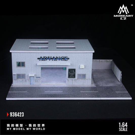 MoreArt - Pre-Order - Yokohama Repair Shop Diorama mit Beleuchtung - MO936423