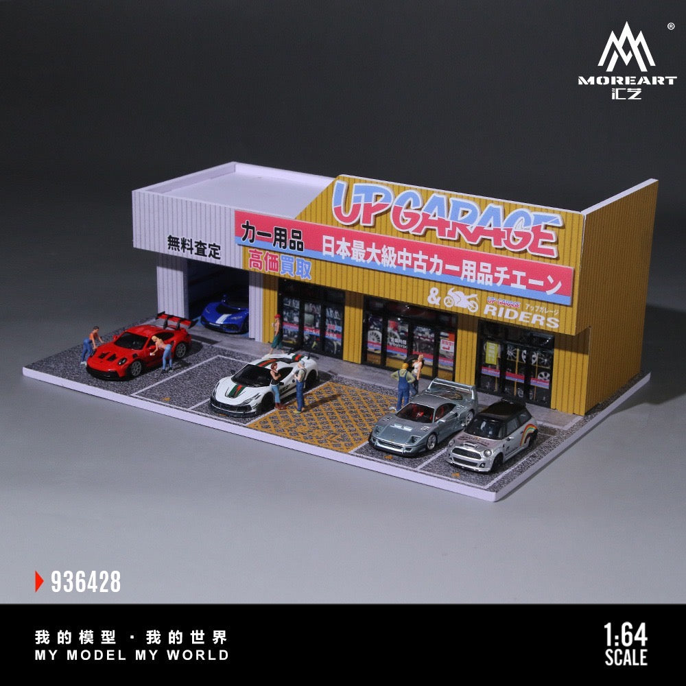 Pre-Order bis 10.03.2026 - MoreArt - Automotive Accessories Store Diorama mit Beleuchtung - MO936428