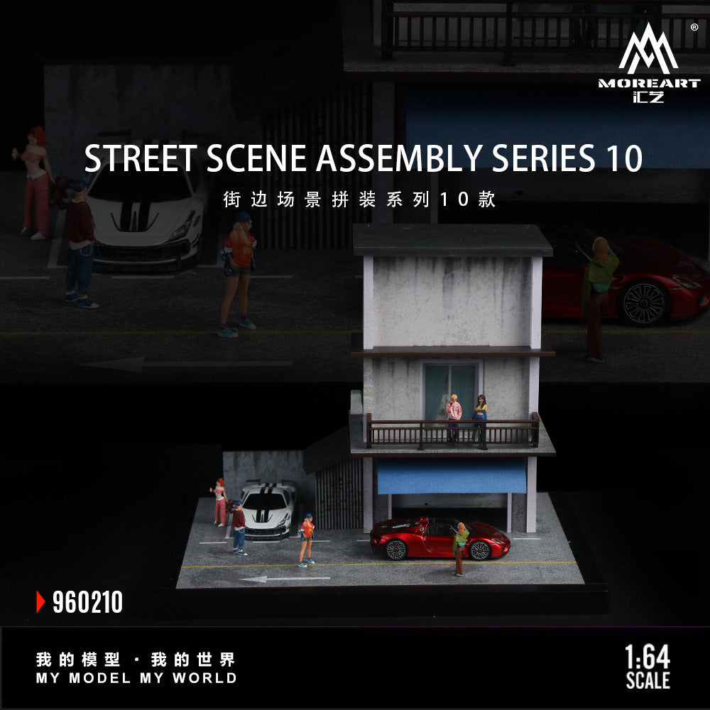 MoreArt - Street Scene Assembly Series 10 Diorama - mit Beleuchtung - MO960210