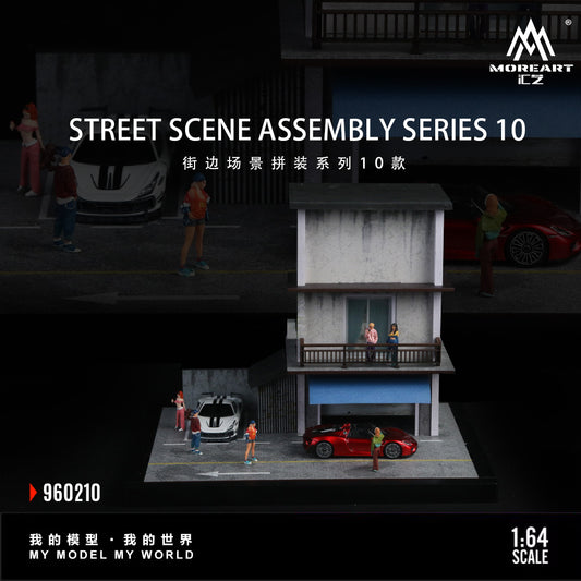 MoreArt - Street Scene Assembly Series 10 Diorama - mit Beleuchtung - MO960210
