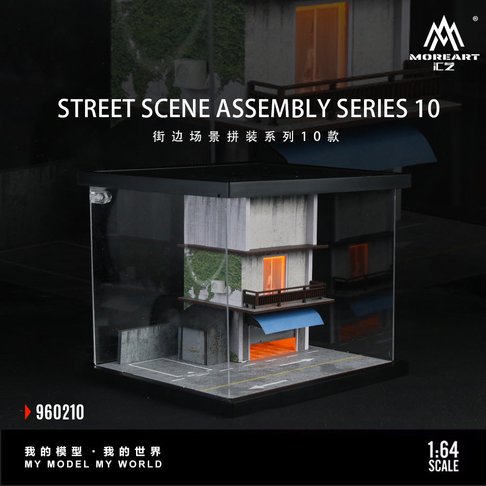 MoreArt - Street Scene Assembly Series 10 Diorama - mit Beleuchtung - MO960210