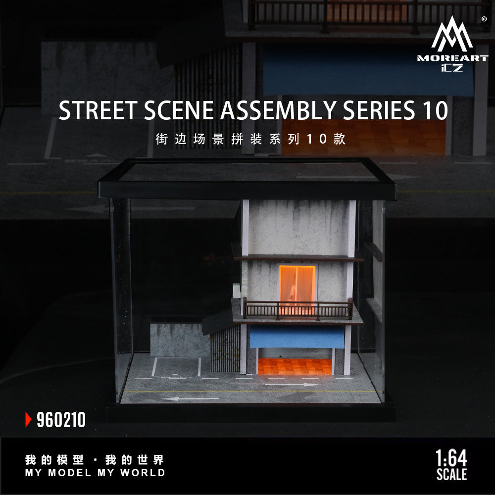MoreArt - Street Scene Assembly Series 10 Diorama - mit Beleuchtung - MO960210