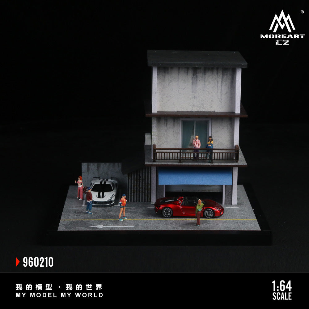 MoreArt - Street Scene Assembly Series 10 Diorama - mit Beleuchtung - MO960210