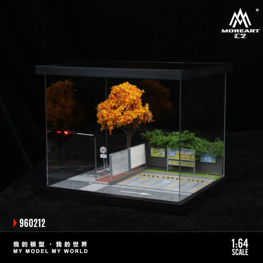 MoreArt - Pre-Order - Street Scene mit LED-Ampel, Diorama - MO960212