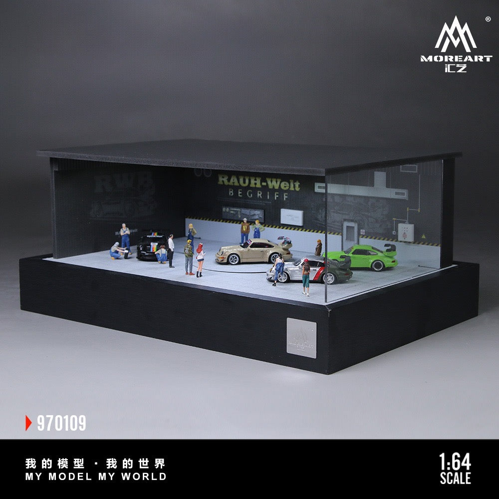 MoreArt - Pre-Order - RWB Turntable Scene Diorama - MO970109