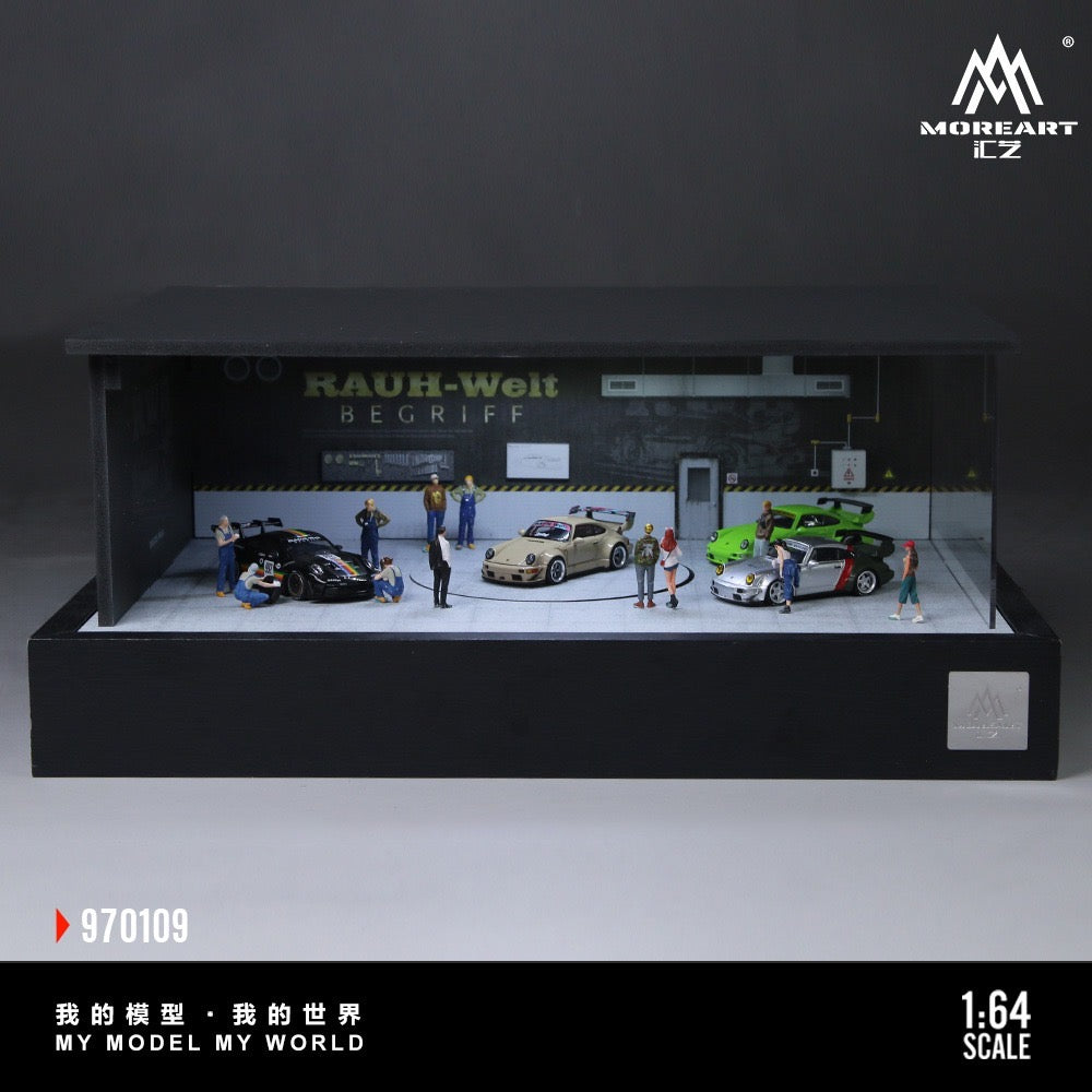 MoreArt - Pre-Order - RWB Turntable Scene Diorama - MO970109