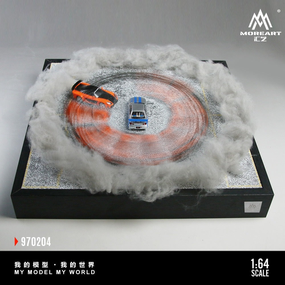 MoreArt - Pre-Order - Car Drift Turntable Scene Model 01 - Diorama - MO970204