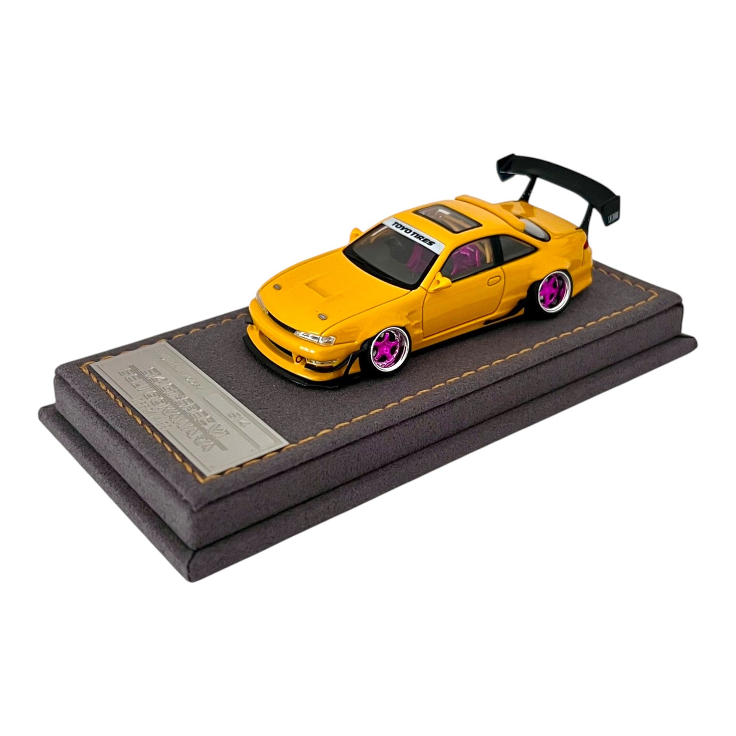 Mortal Diecast - Nissan Silvia S14 GT-Spec LV1JSEIJI Ookawara, Yellow - HEC2026 Event Edition