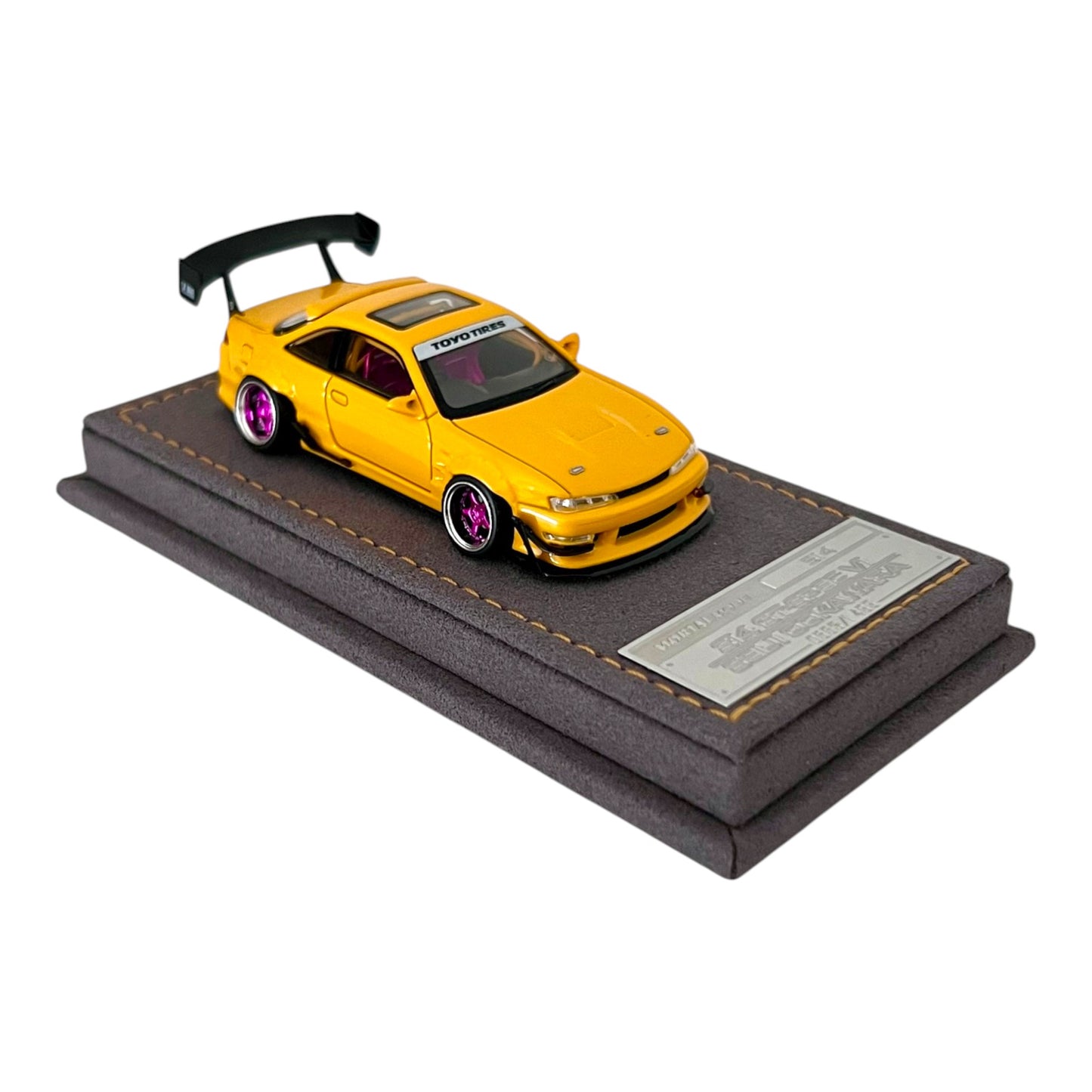 Mortal Diecast - Nissan Silvia S14 GT-Spec LV1JSEIJI Ookawara, Yellow - HEC2026 Event Edition