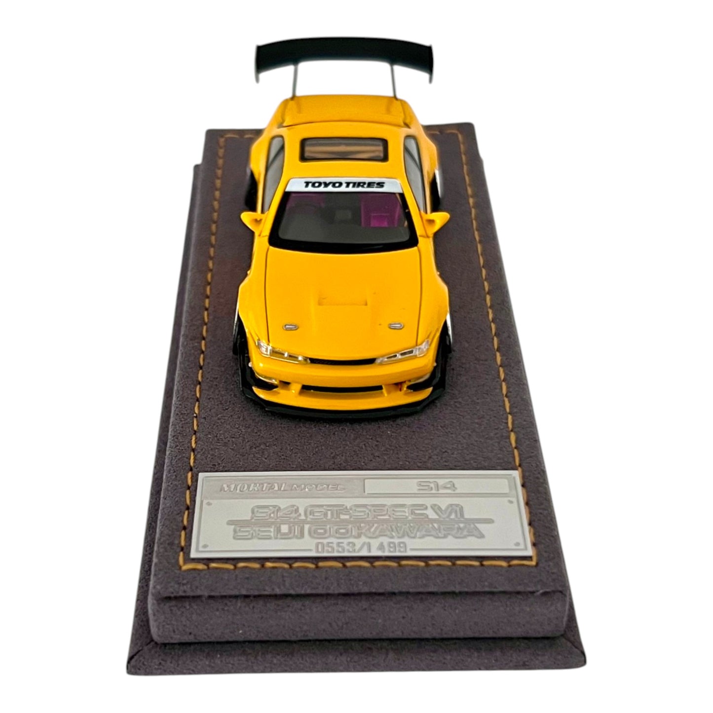 Mortal Diecast - Nissan Silvia S14 GT-Spec LV1JSEIJI Ookawara, Yellow - HEC2026 Event Edition