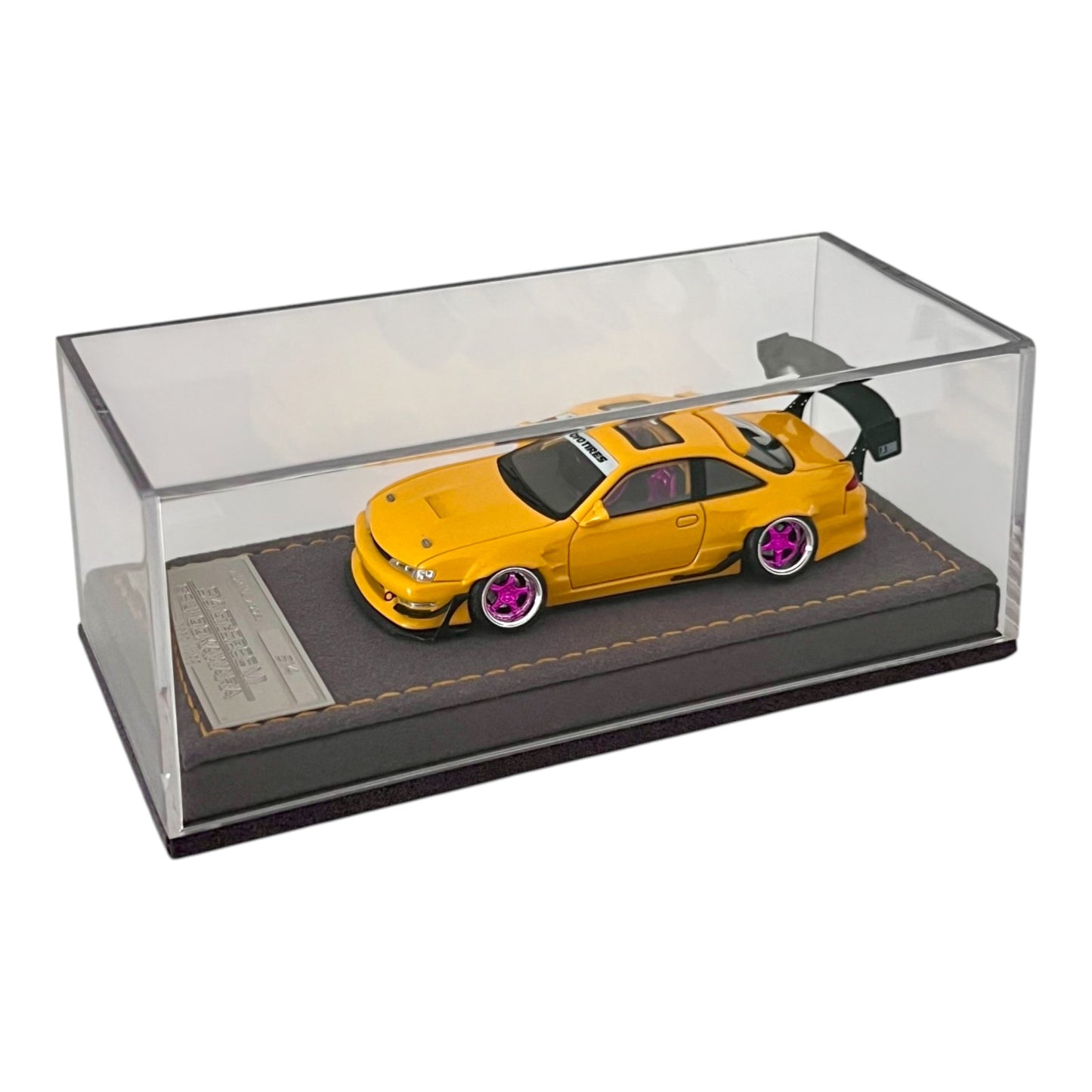 Mortal Diecast - Nissan Silvia S14 GT-Spec LV1JSEIJI Ookawara, Yellow - HEC2026 Event Edition