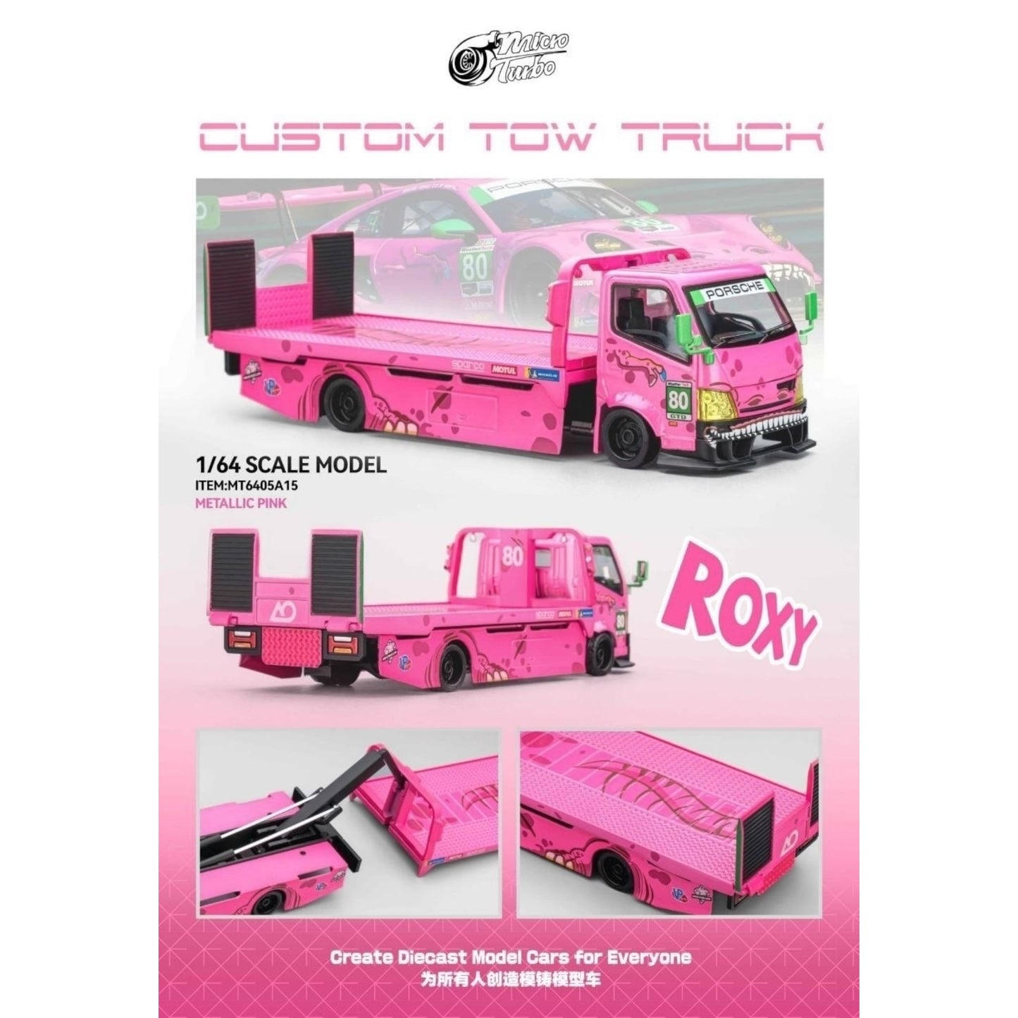 MicroTurbo - Pre-Order - Rexy + Roxy Custom Hauler Set - MT6405A14 + MT6405A15