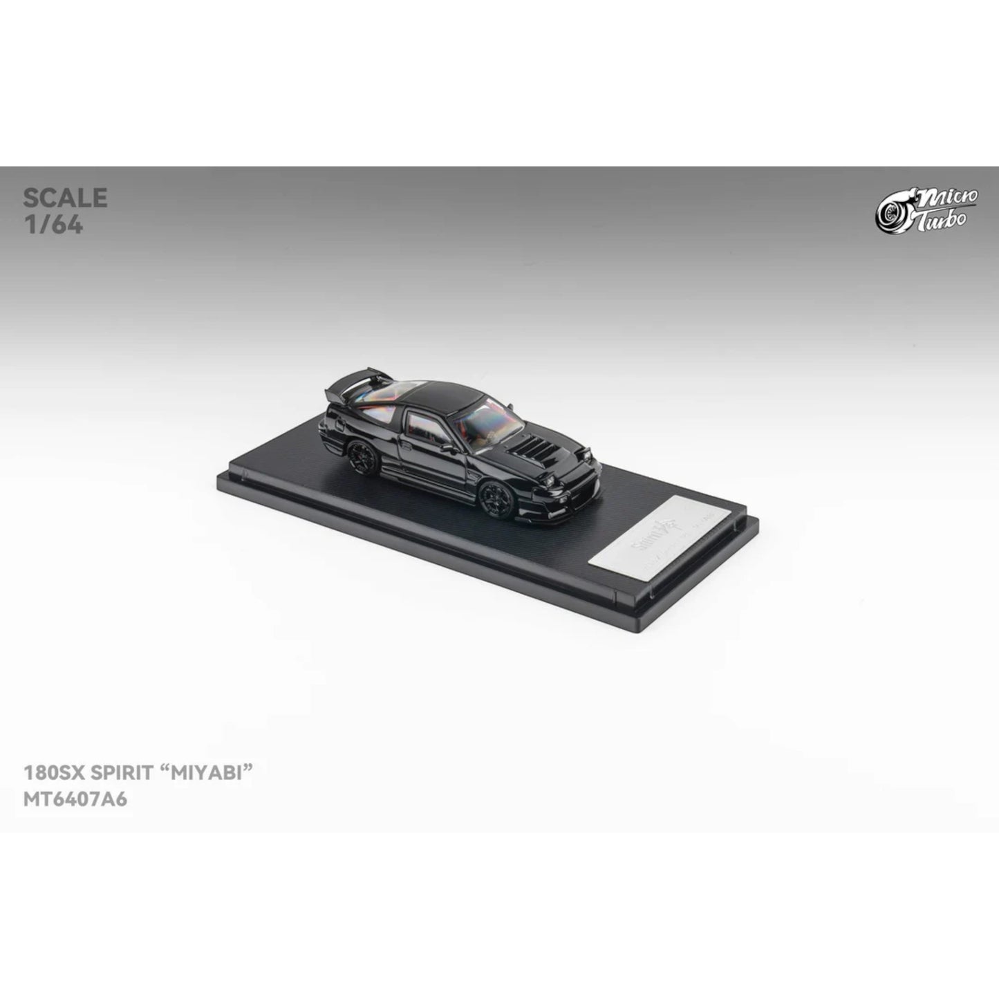 MicroTurbo - Custom Nissan 180SX *MIYABI*, black - MT6407A6