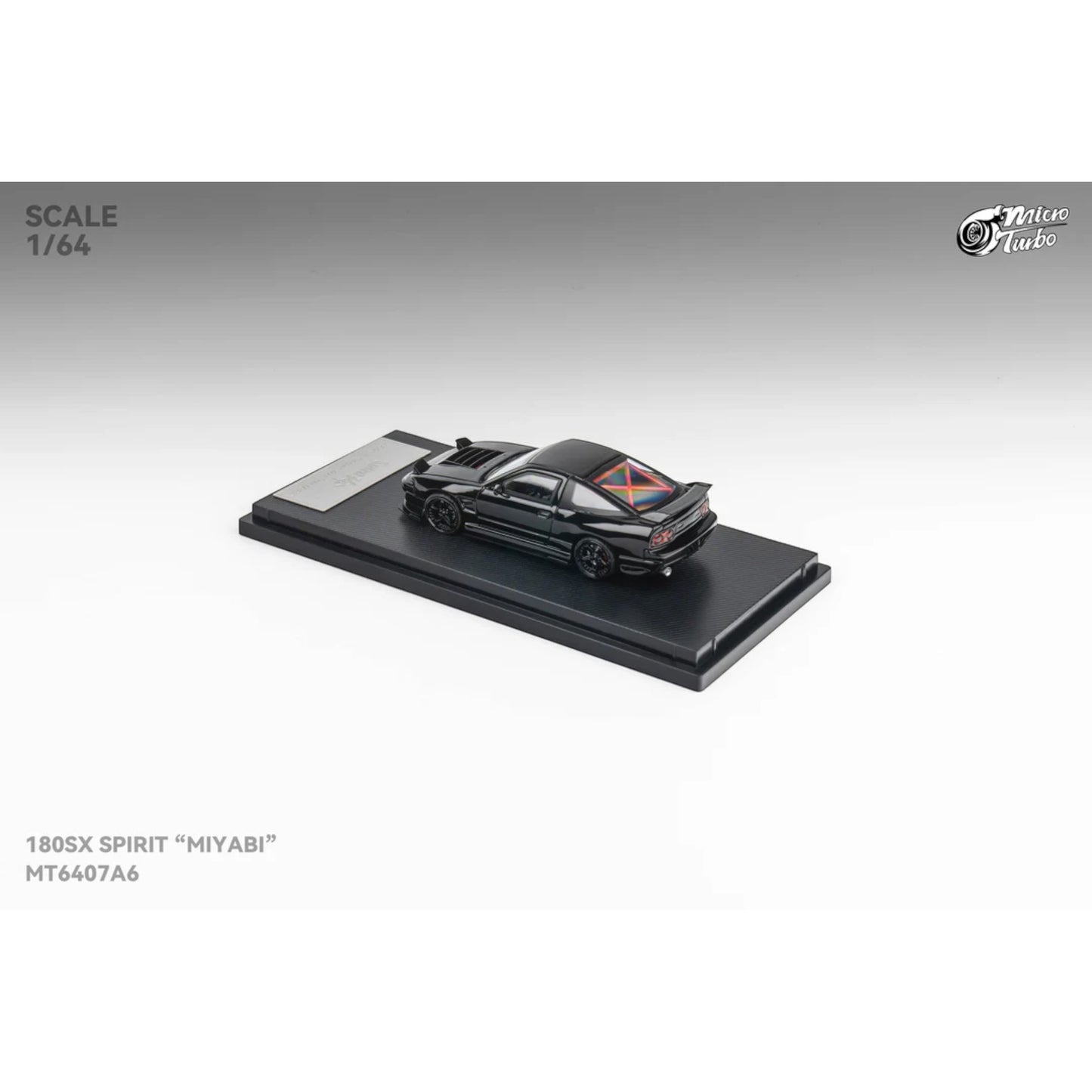 MicroTurbo - Custom Nissan 180SX *MIYABI*, black - MT6407A6