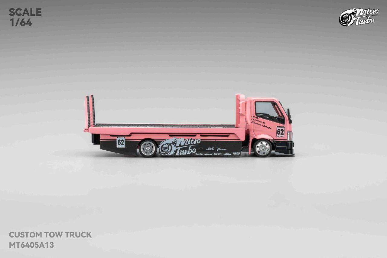 MicroTurbo - Pre-Order - Simon Garage Set - Custom 180SX & Custom Hauler, pink