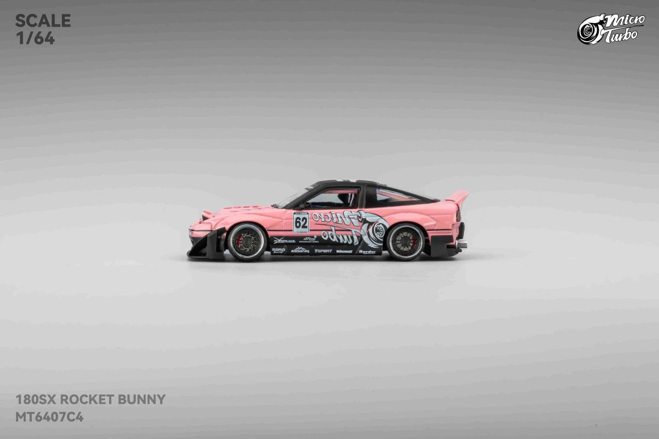 MicroTurbo - Pre-Order - Simon Garage Set - Custom 180SX & Custom Hauler, pink