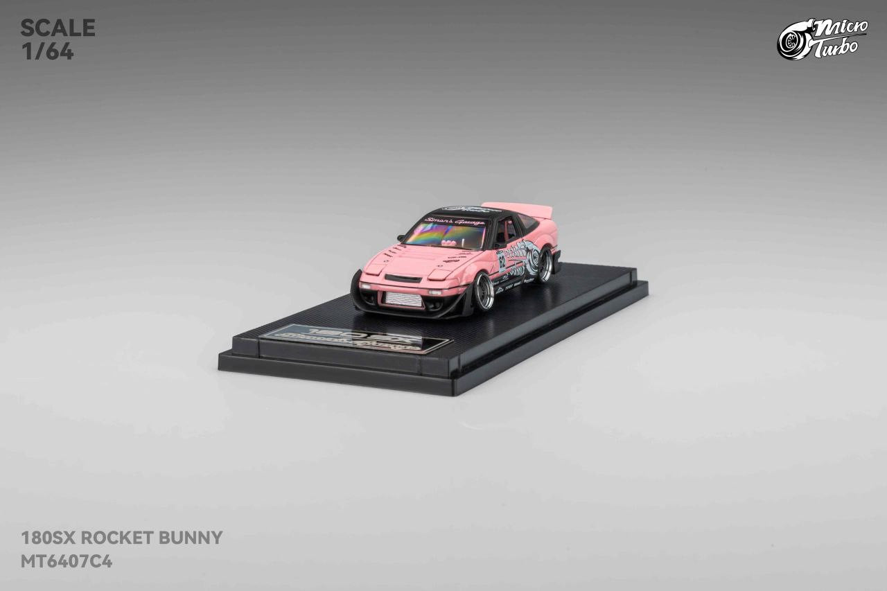 MicroTurbo - Pre-Order - Simon Garage Set - Custom 180SX & Custom Hauler, pink