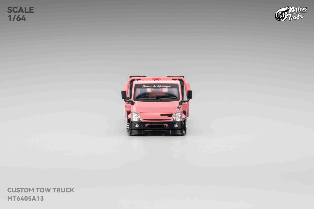 MicroTurbo - Pre-Order - Simon Garage Set - Custom 180SX & Custom Hauler, pink