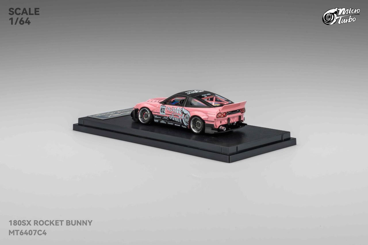 MicroTurbo - Pre-Order - Simon Garage Set - Custom 180SX & Custom Hauler, pink