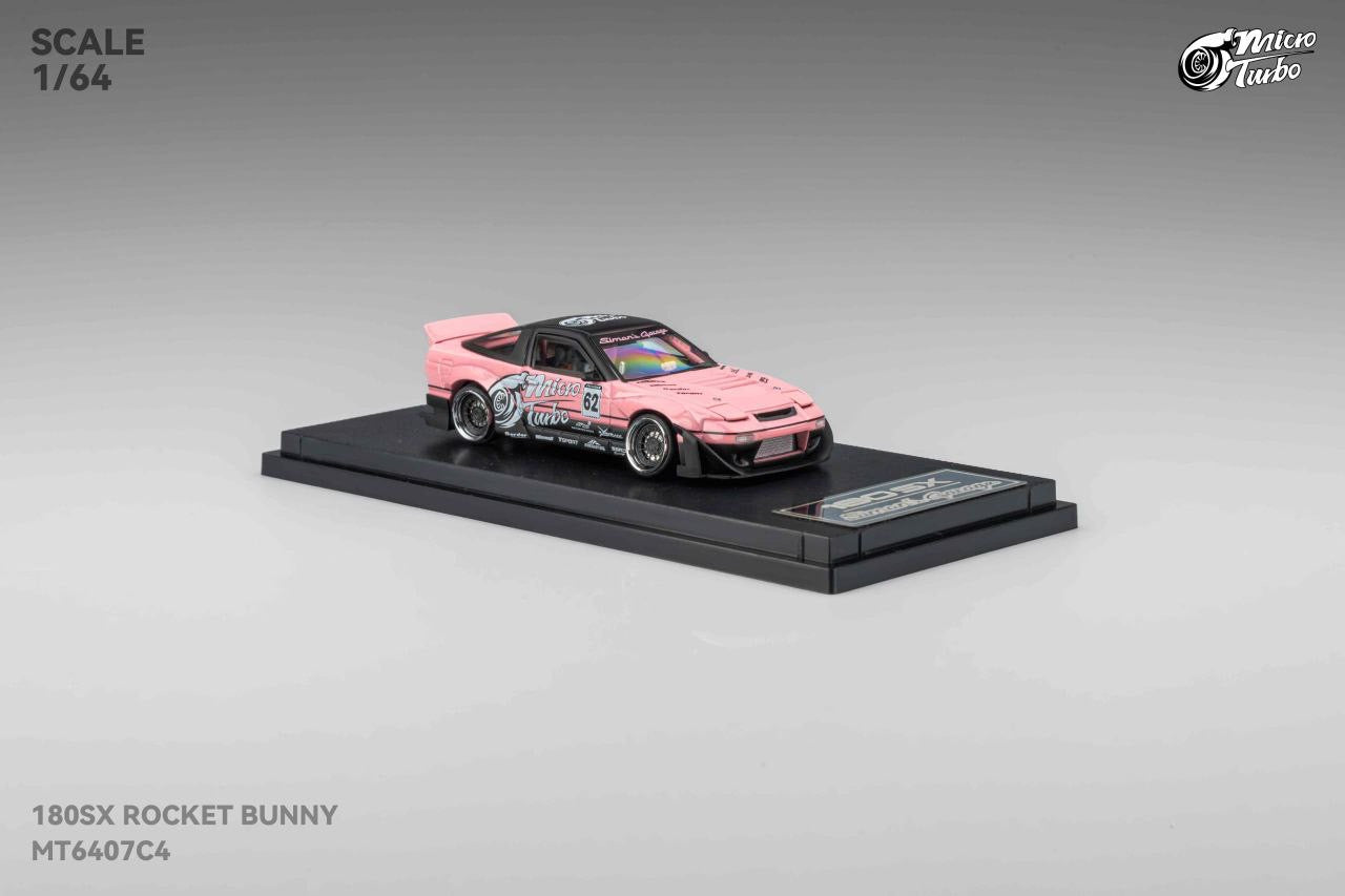 MicroTurbo - Pre-Order - Simon Garage Set - Custom 180SX & Custom Hauler, pink