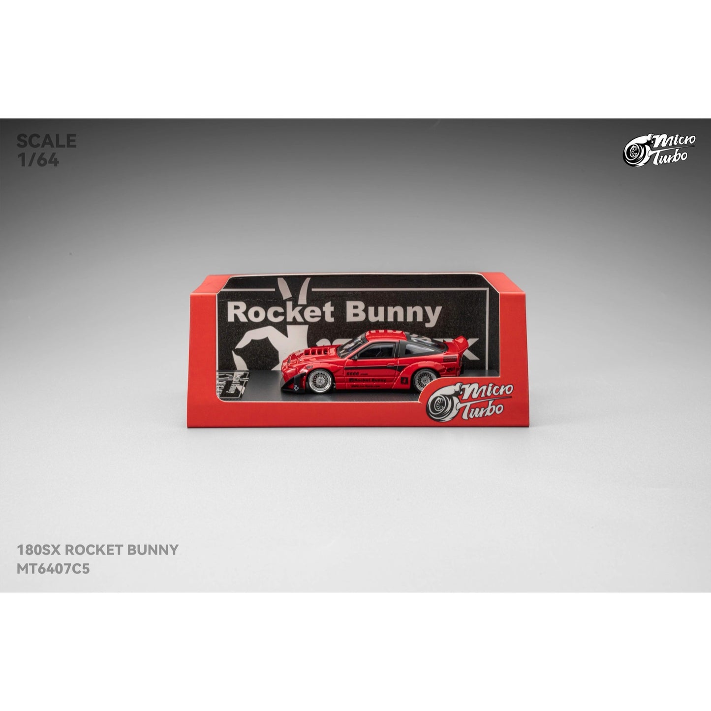 MicroTurbo - Pre-Order - Rocket Bunny 180SX, metallic red - MT6407C5