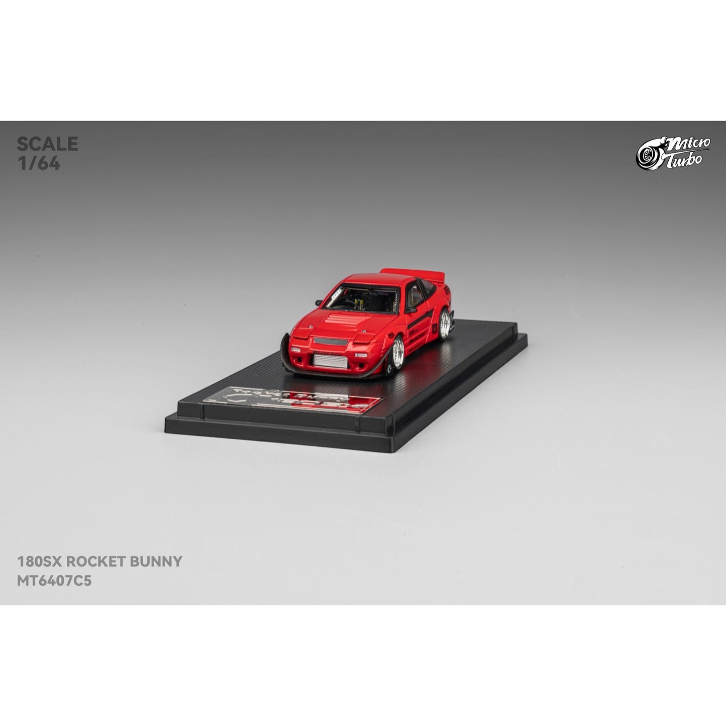 MicroTurbo - Pre-Order - Rocket Bunny 180SX, metallic red - MT6407C5