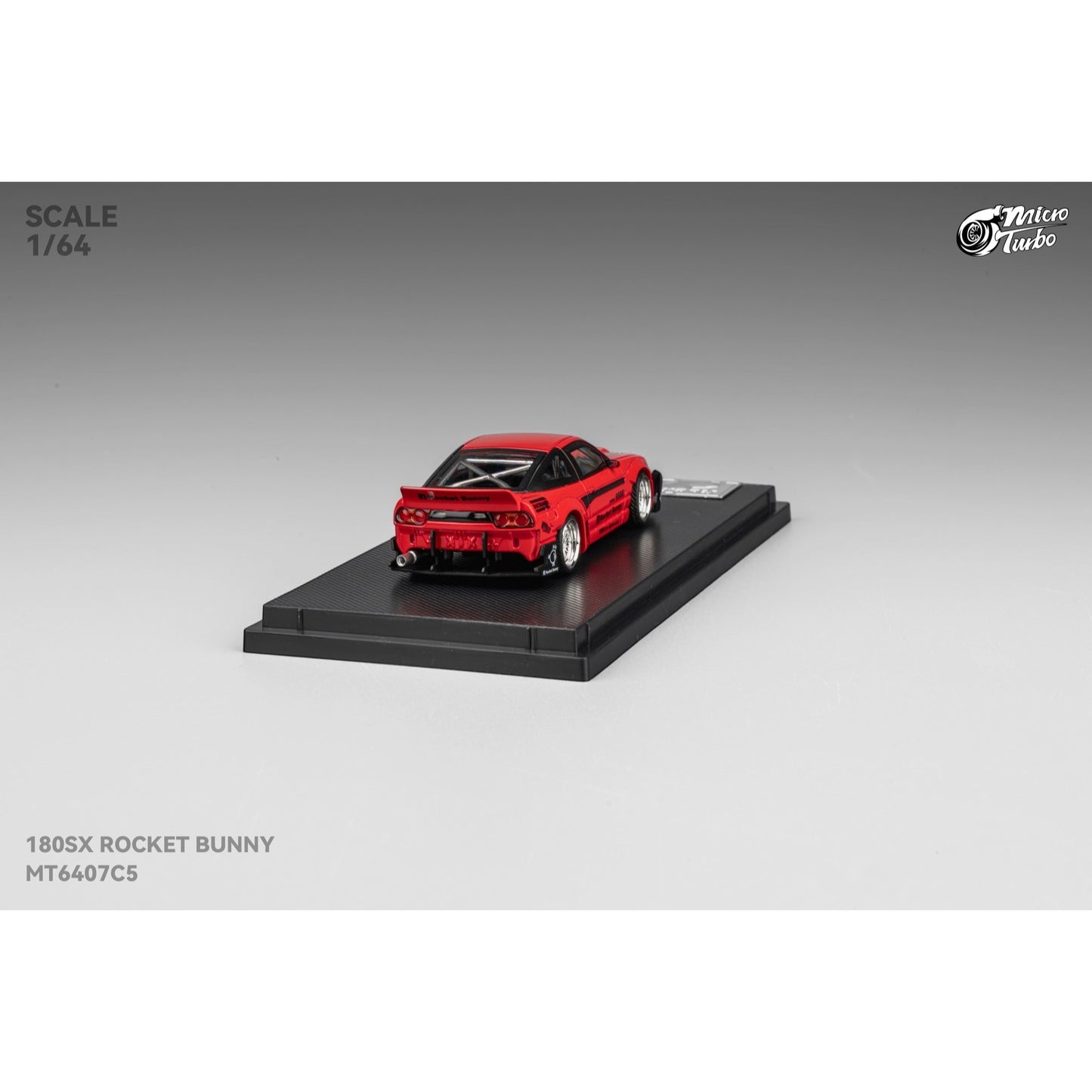 MicroTurbo - Pre-Order - Rocket Bunny 180SX, metallic red - MT6407C5