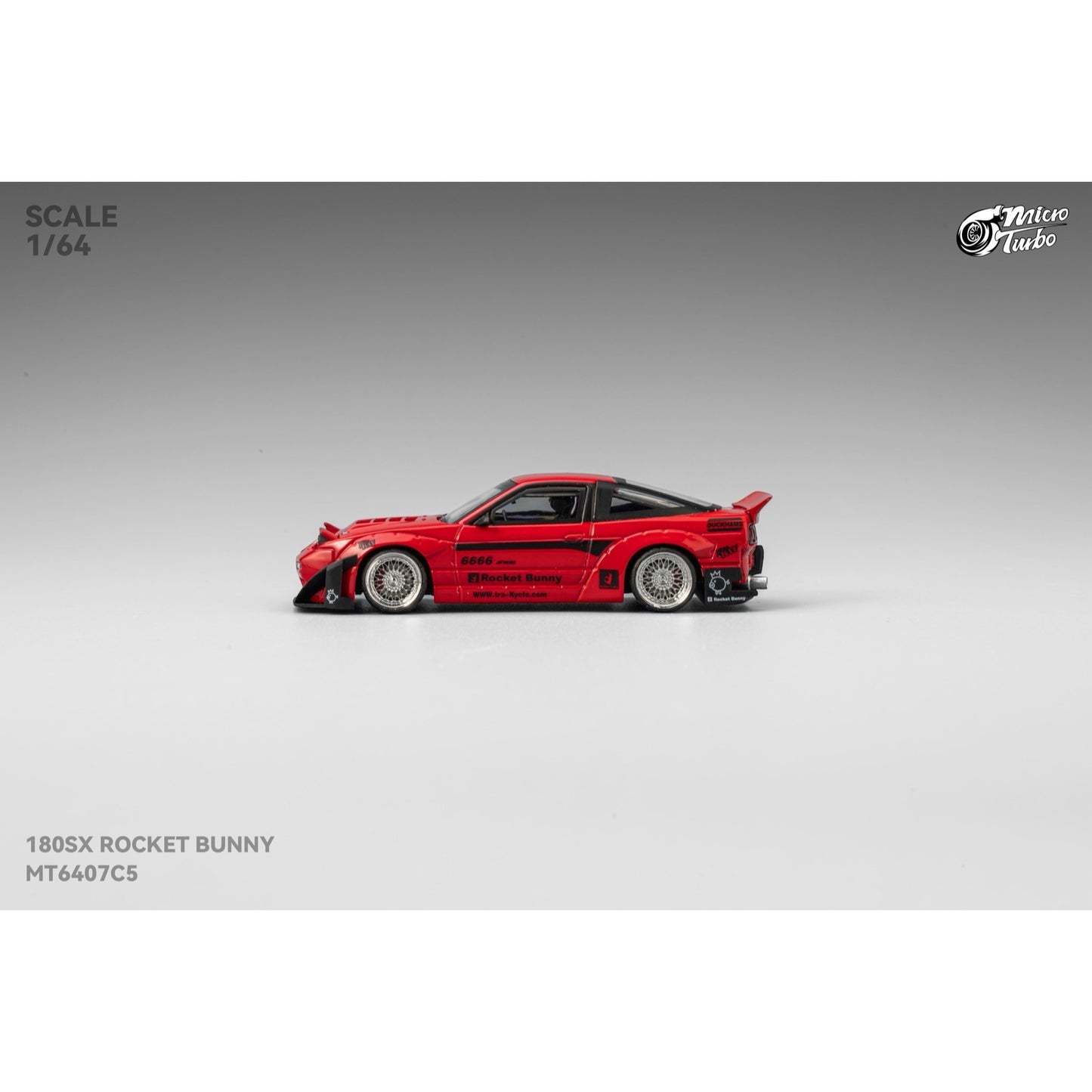 MicroTurbo - Pre-Order - Rocket Bunny 180SX, metallic red - MT6407C5