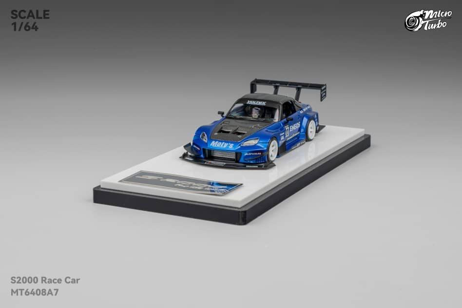 MicroTurbo - Pre-Order - Custom S2000 Racing, Candy Blue - MT6408A7