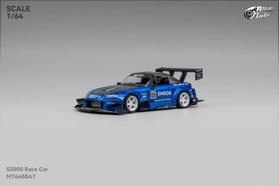 MicroTurbo - Pre-Order - Custom S2000 Racing, Candy Blue - MT6408A7