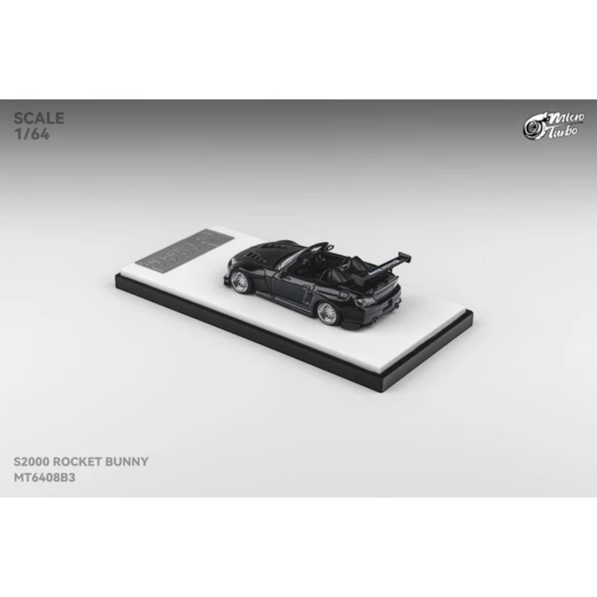 MicroTurbo - Custom S2000 Rocket Bunny - Metallic Black - MT6408B3