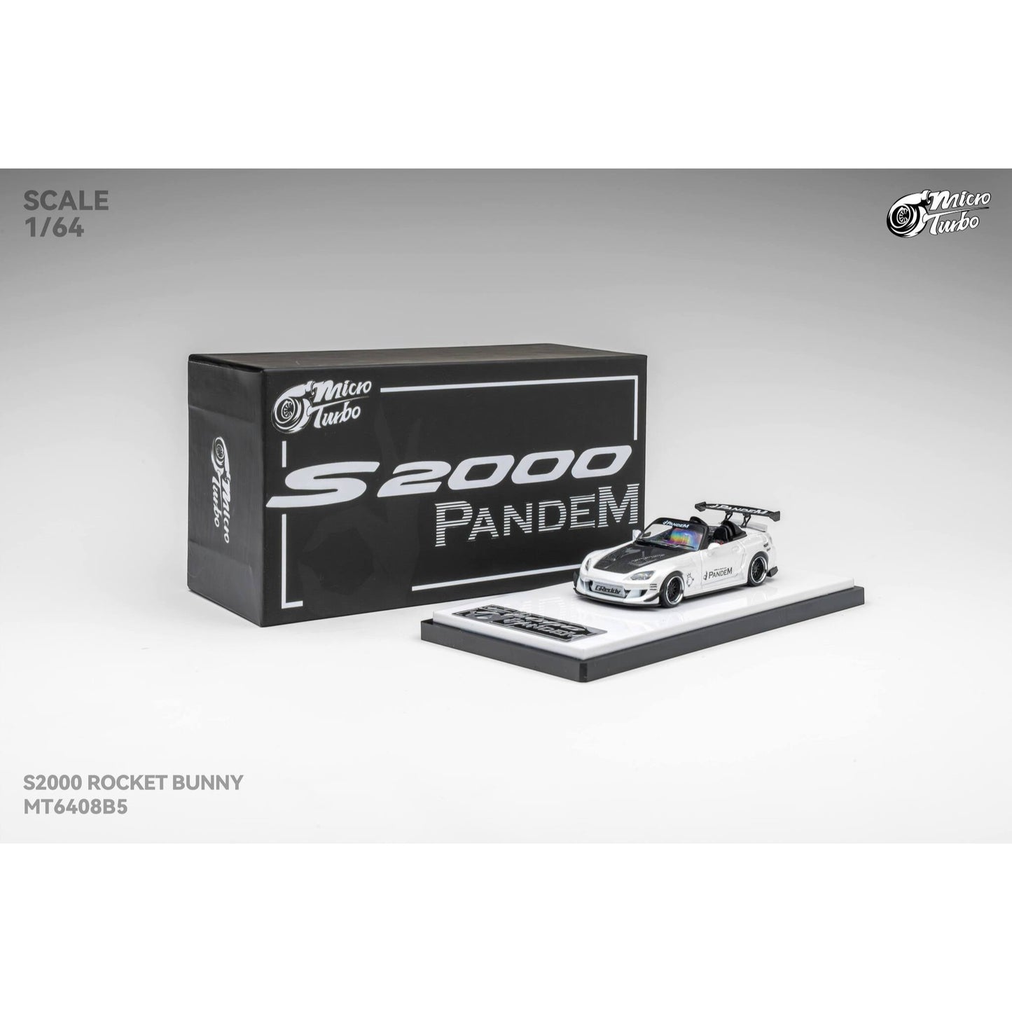MicroTurbo - Pre-Order - Custom S2000 RB, Metallic White - MT6408B5