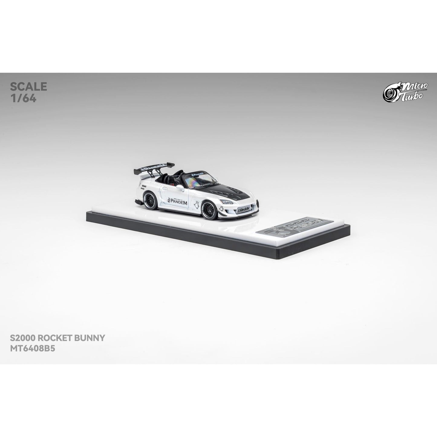 MicroTurbo - Pre-Order - Custom S2000 RB, Metallic White - MT6408B5
