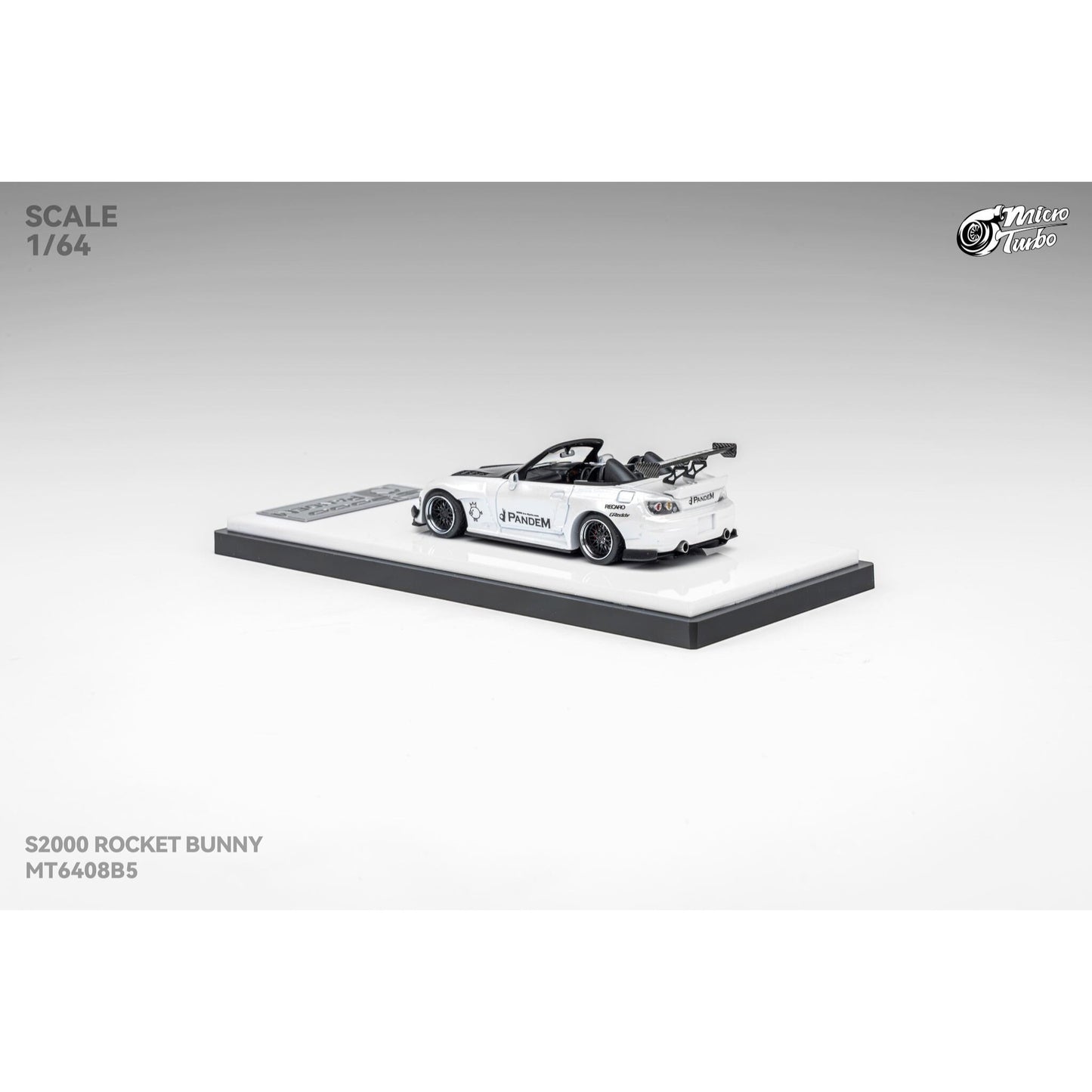MicroTurbo - Pre-Order - Custom S2000 RB, Metallic White - MT6408B5