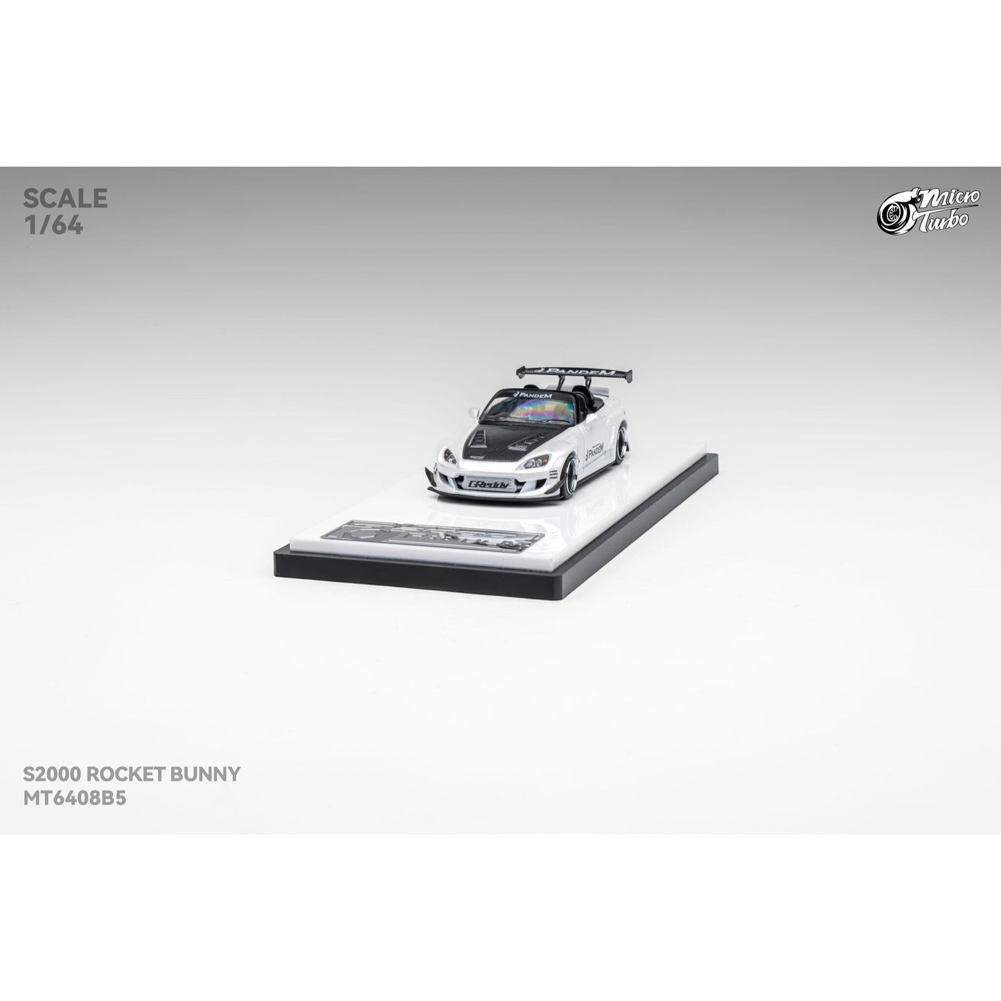 MicroTurbo - Pre-Order - Custom S2000 RB, Metallic White - MT6408B5