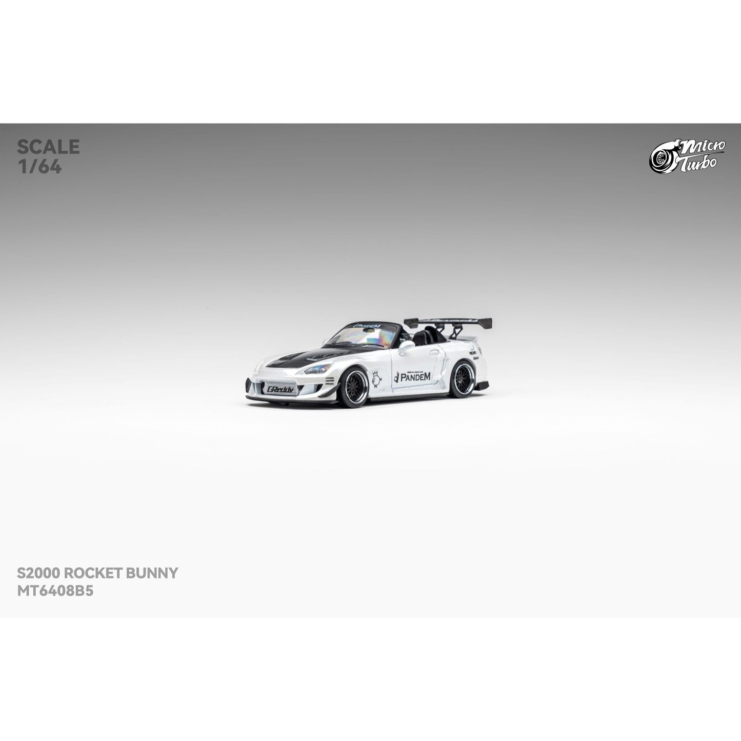 MicroTurbo - Pre-Order - Custom S2000 RB, Metallic White - MT6408B5