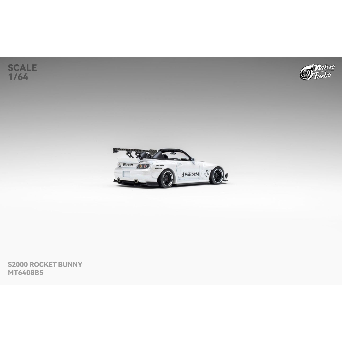 MicroTurbo - Pre-Order - Custom S2000 RB, Metallic White - MT6408B5
