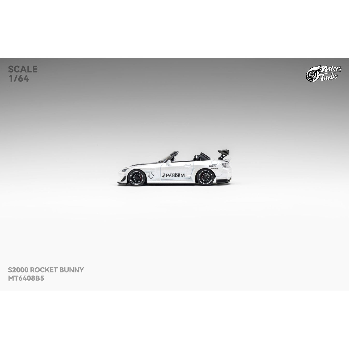 MicroTurbo - Pre-Order - Custom S2000 RB, Metallic White - MT6408B5