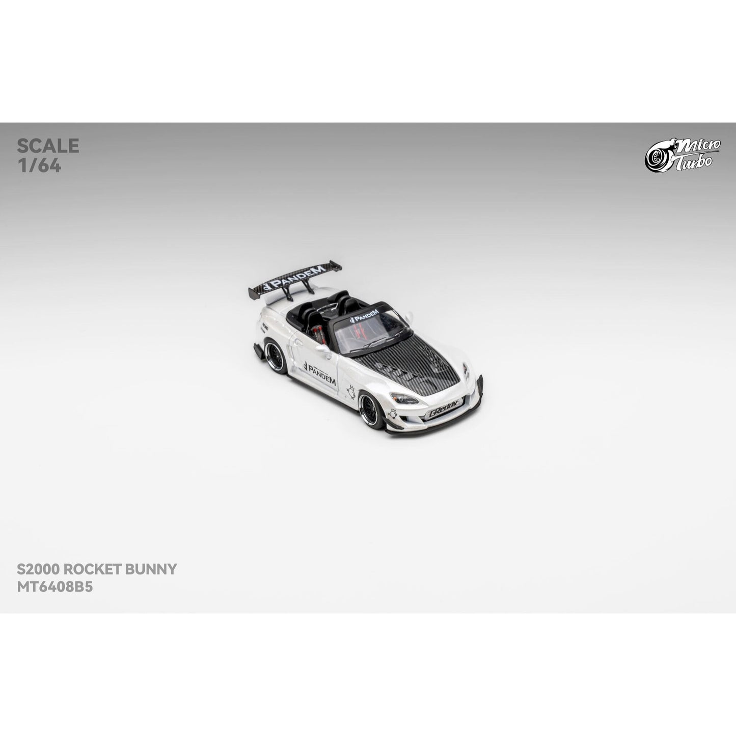 MicroTurbo - Pre-Order - Custom S2000 RB, Metallic White - MT6408B5