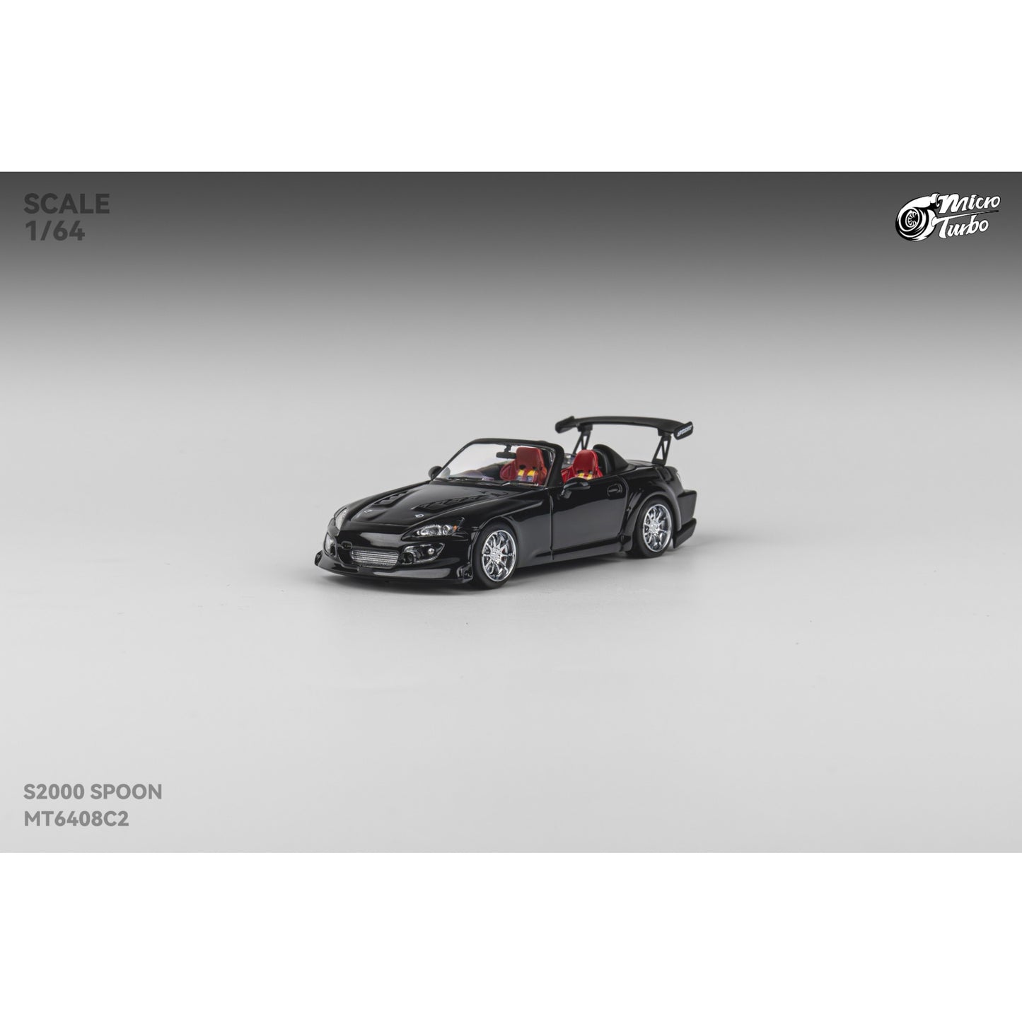 MicroTurbo - Custom S2000 Spoon, metallic black - MT6408C2