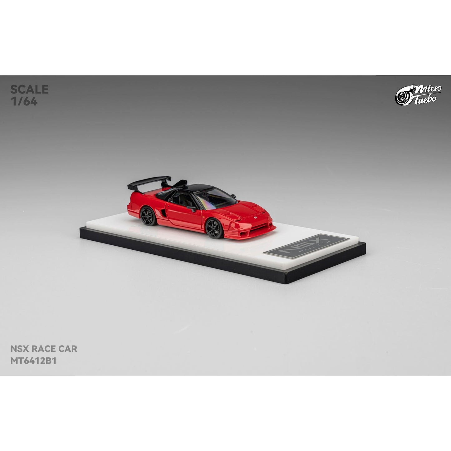 MicroTurbo - Pre-Order - Custom NSX Race Car - Classic Red - MT6412B1