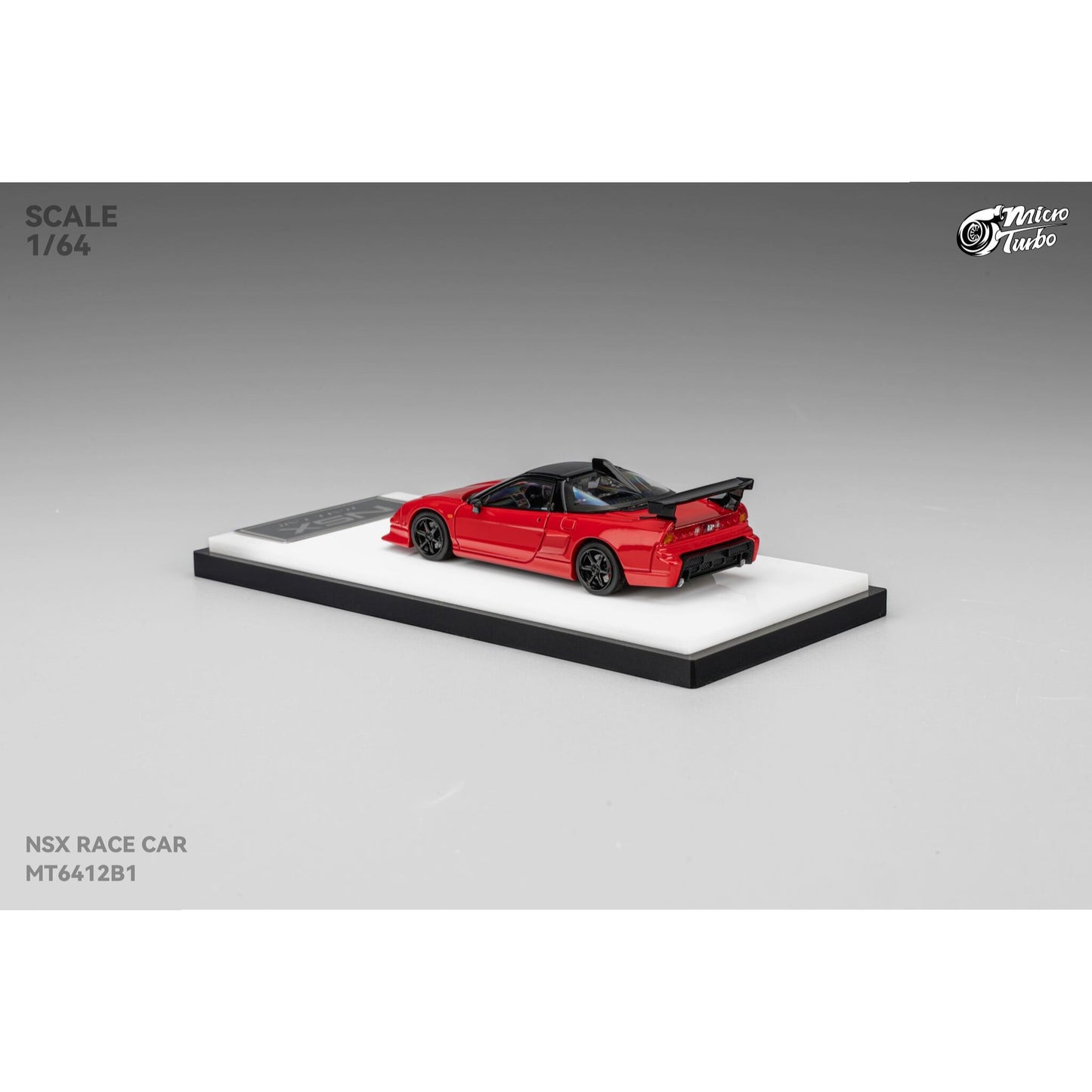 MicroTurbo - Pre-Order - Custom NSX Race Car - Classic Red - MT6412B1