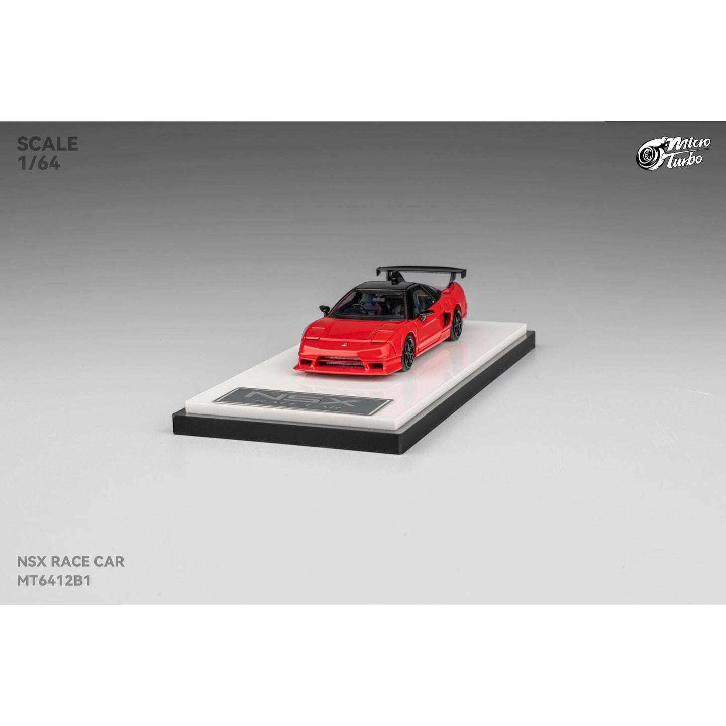 MicroTurbo - Pre-Order - Custom NSX Race Car - Classic Red - MT6412B1