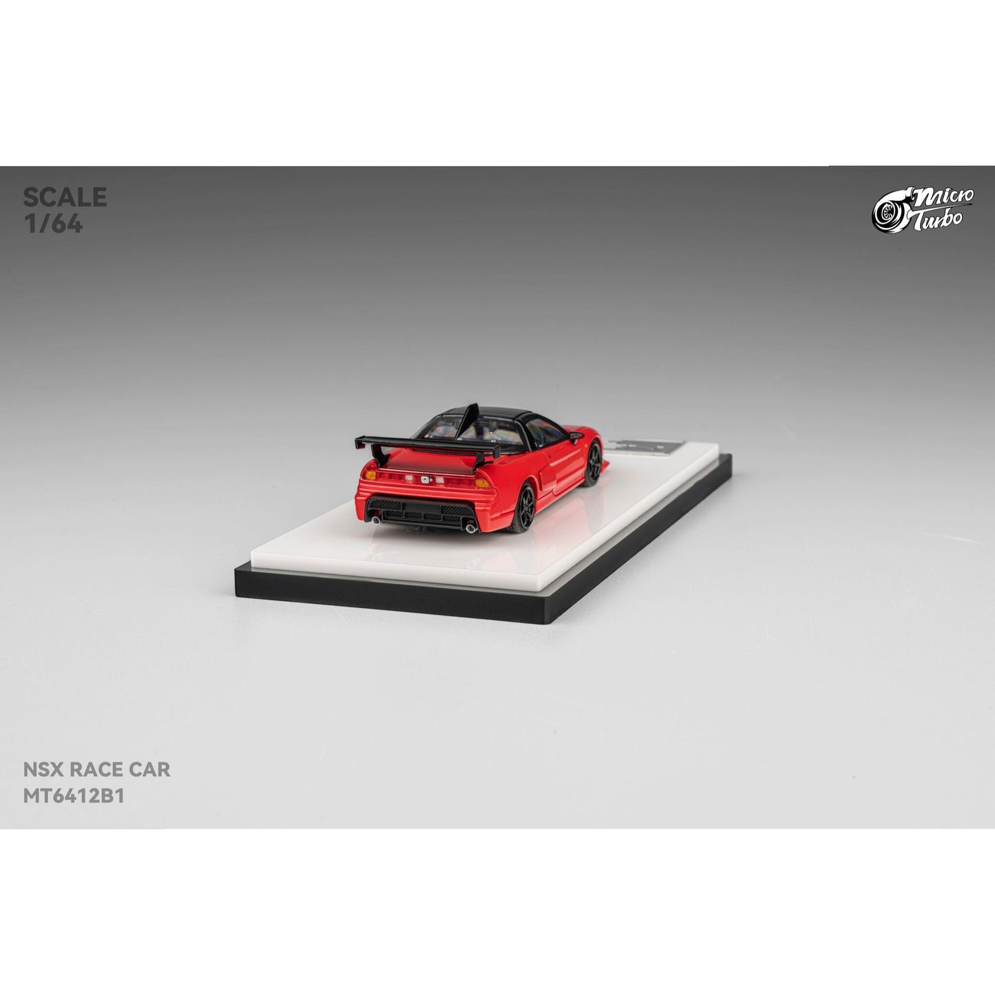 MicroTurbo - Pre-Order - Custom NSX Race Car - Classic Red - MT6412B1