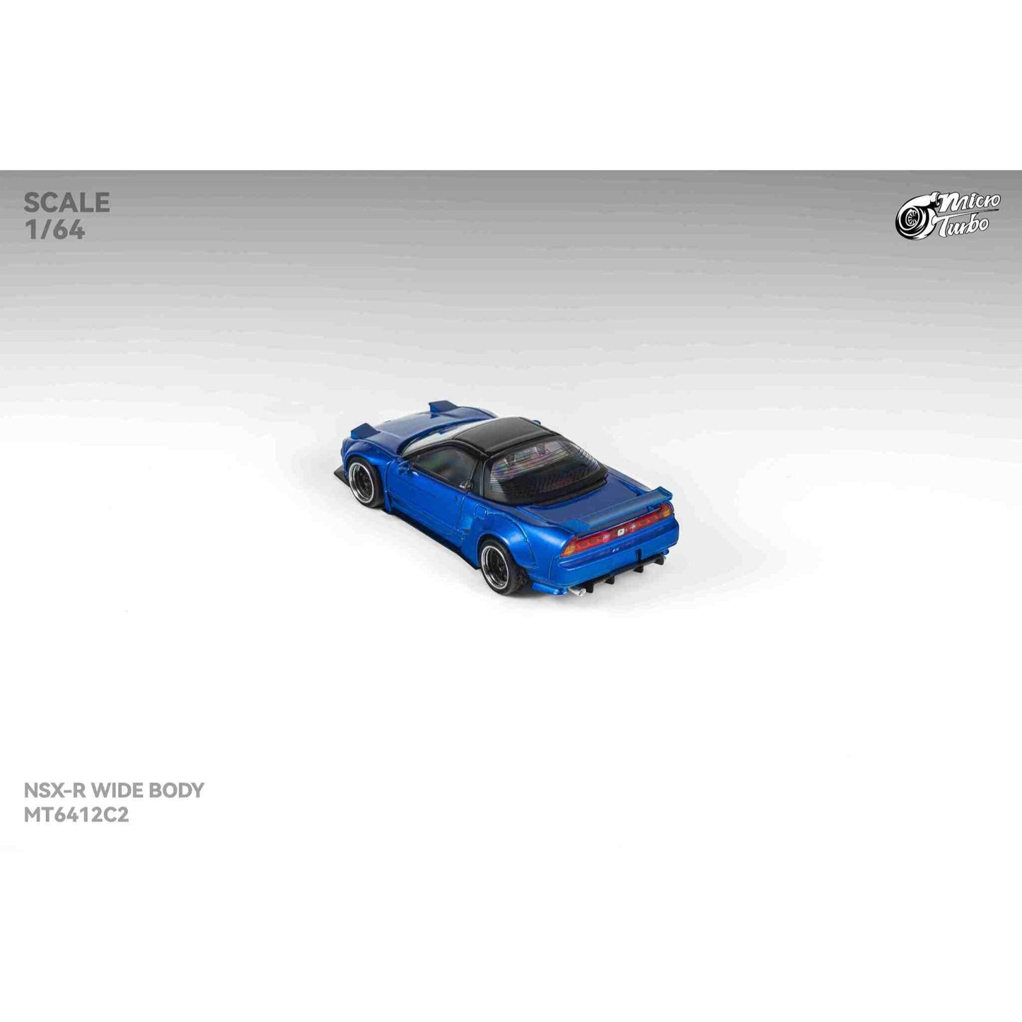 MicroTurbo - Pre-Order - Custom NSX-R Wide Body - Candy Blue - MT6412C2