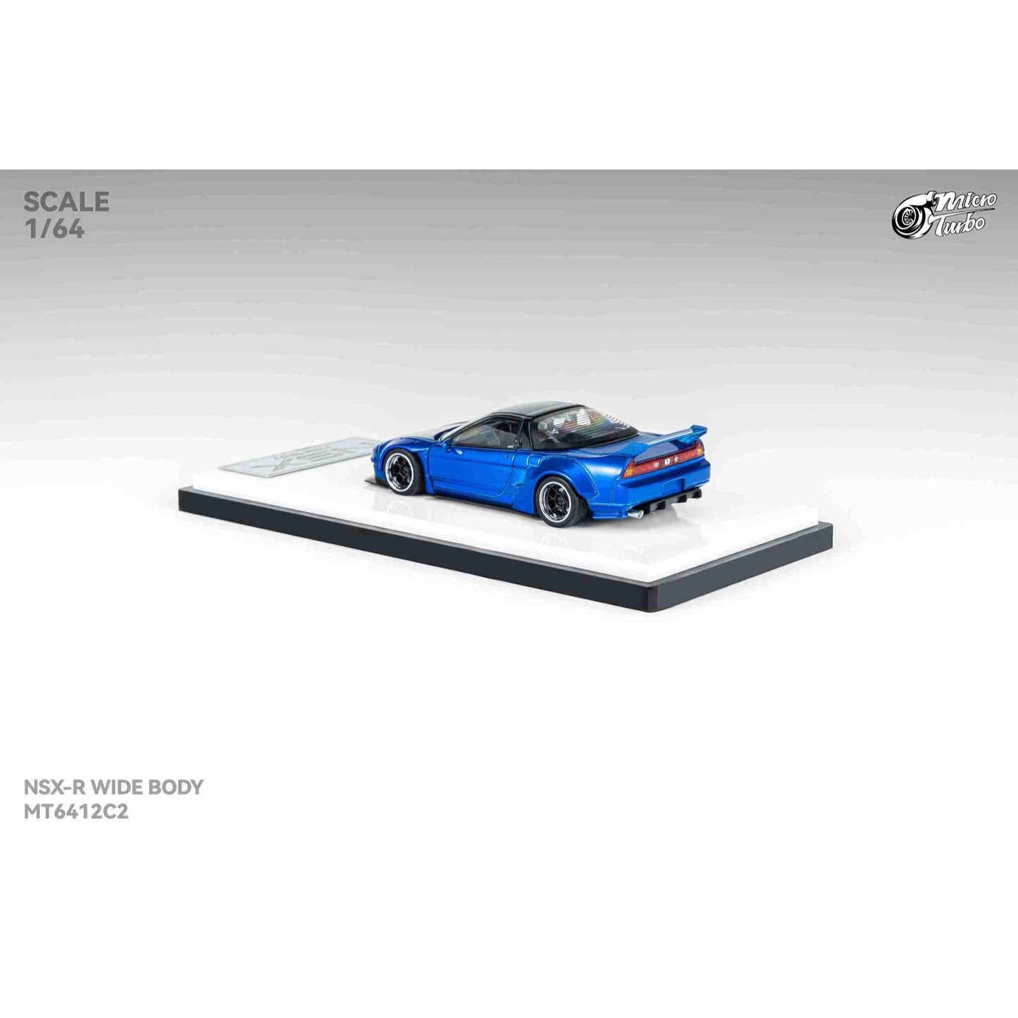 MicroTurbo - Pre-Order - Custom NSX-R Wide Body - Candy Blue - MT6412C2