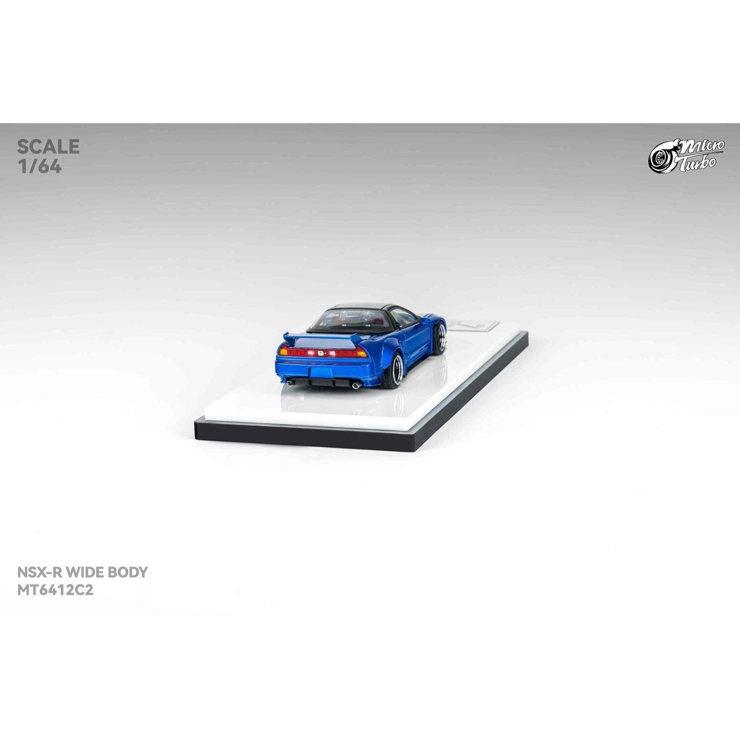 MicroTurbo - Pre-Order - Custom NSX-R Wide Body - Candy Blue - MT6412C2