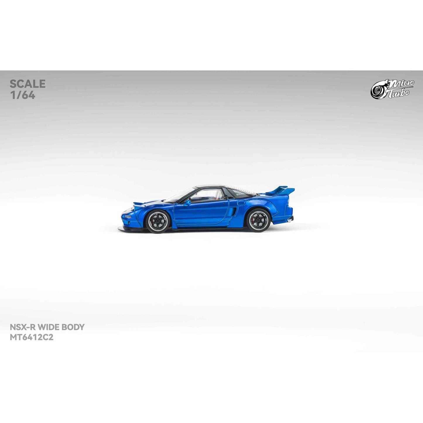 MicroTurbo - Pre-Order - Custom NSX-R Wide Body - Candy Blue - MT6412C2